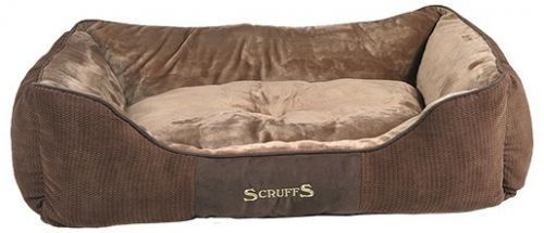Pelíšek SCRUFFS Chester Box Bed čokoládový 90cm