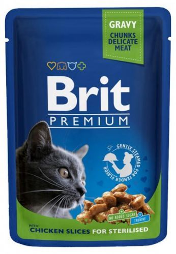 BRIT Premium Cat Chicken Slices 100g