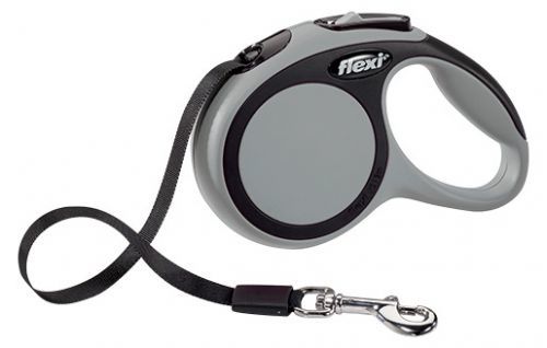 Vodítko Flexi New Comfort páska XS 3m šedé