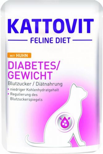 Kapsička Kattovit Diabetes kuře 85g