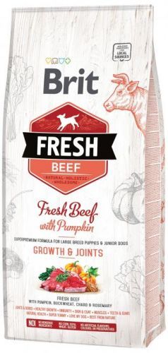 BRIT Fresh Beef with Pumpkin Puppy Large 12kg