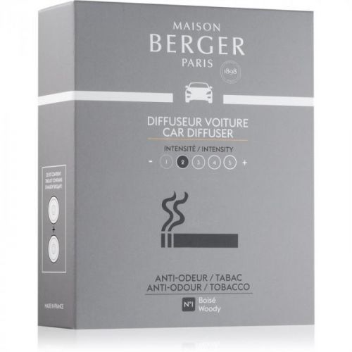 Maison Berger Paris Car Anti Odour Tobacco vůně do auta 2 x 17 g náhra