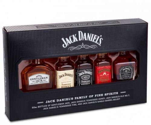 Whisky Jack Daniels Sada Family 50ml x5 miniatur