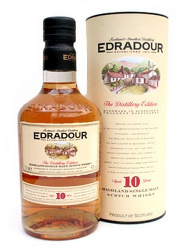 Whisky Edradour 10years 40% 0,7l Tuba