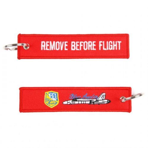 Přívěsek na klíče Fostex Remove before flight Blue Angels