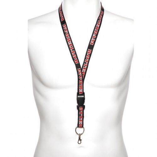 Popruh kolem krku Fostex Rotterdam - černý