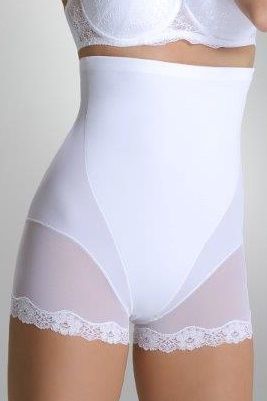Stahovací kalhotky Violetta bílé - bílá L bílá