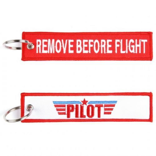 Přívěsek na klíče Fostex Remove before flight Pilot