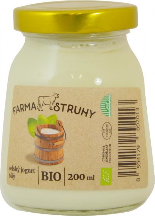 Farma Struhy Bio selský jogurt bílý