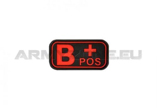 Gumová nášivka Jackets to Go krev B POS - červená