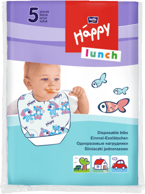 Bella Happy Lunch bryndáček dětský jednorázový 5 ks