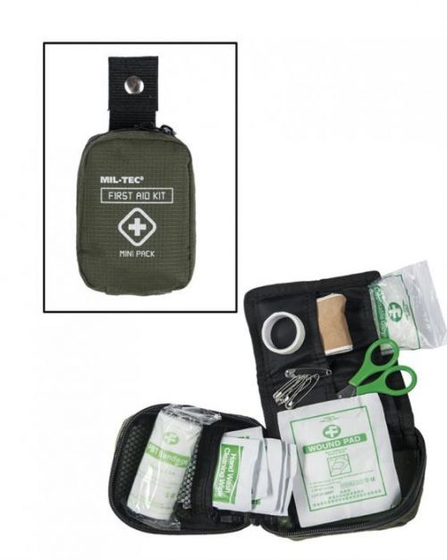 Lékárnička Mil-Tec Mini Pack - olivová