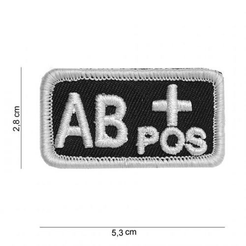 Nášivka textilní 101 Inc krev AB POS - bílá