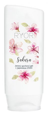 RYOR Jemný sprchový gel s japonskou třešní Sakura 200 ml