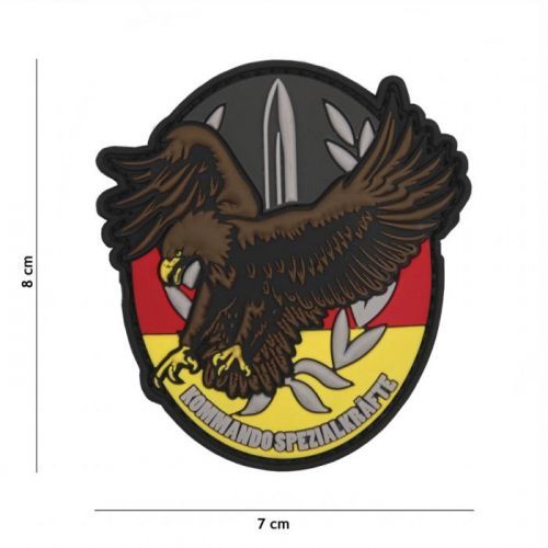 Gumová nášivka 101 Inc znak Kommando Spezial