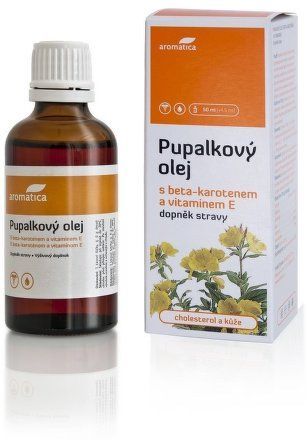 AROMATICA Pupalkový olej s beta-karot.a vit.E 50ml