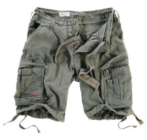 Kraťasy Airborne Vintage Shorts - olivové, M
