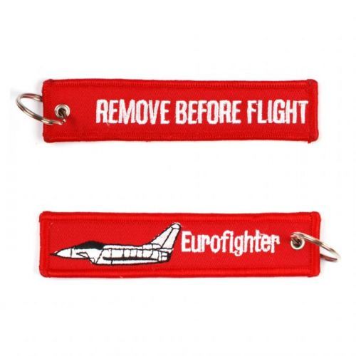 Přívěsek na klíče Fostex Remove before flight Eurofighter
