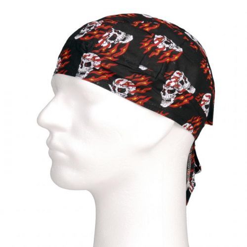 Headwrap Fostex Flaming Skull