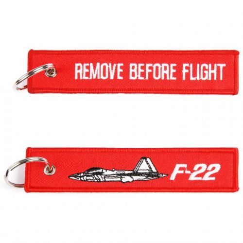 Přívěsek na klíče Fostex Remove before flight F-22