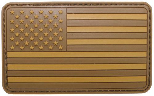 Gumová nášivka MFH vlajka USA - desert