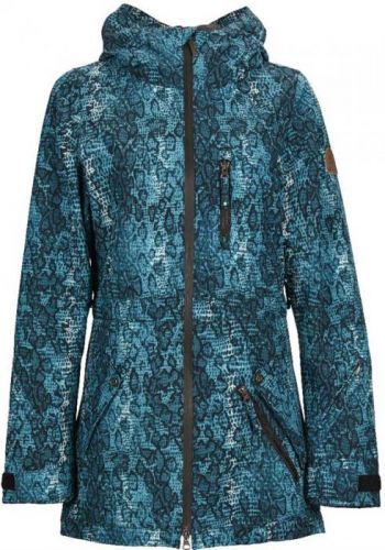 bunda NIKITA - Hollyhock Stretch Jacket Teal Snakeskin (TEL)