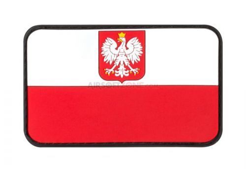 Gumová nášivka Jackets to Go vlajka Polsko