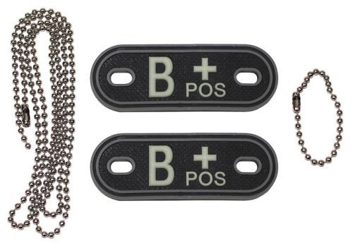 MFH Identifikační set krevní skupina B+ Black