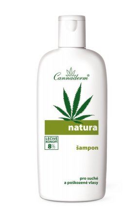 Cannaderm Natura šampon na suché a poškozené vlasy 200ml