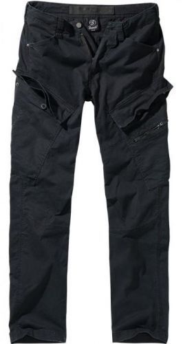 Kalhoty Brandit Adven Slim Fit - černé, L