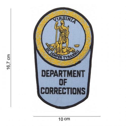 Nášivka textilní 101 Inc Department of Corrections Virginia