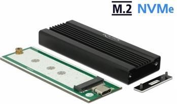 Delock Externí pouzdro pro M.2 NVMe PCIe SSD se SuperSpeed USB 10 Gbps (USB 3.1 Gen 2) USB Type-C™ samice