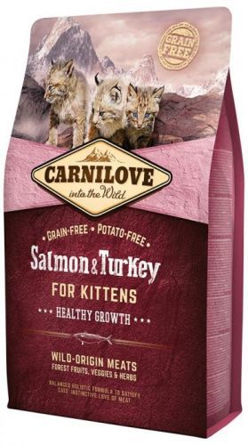 Carnilove Salmon and Turkey Kittens – Healthy Growth 2kg