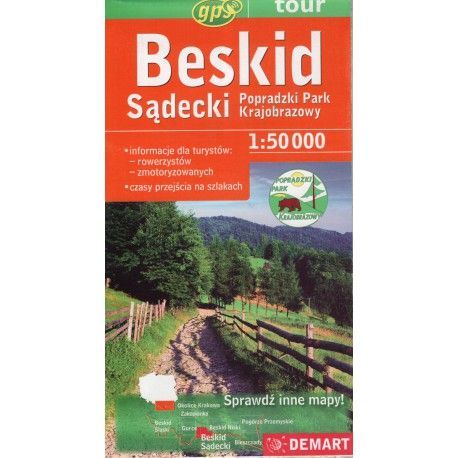 DEMART Beskid Sądecki/Sadecké Beskydy 1:50 000 turistická mapa