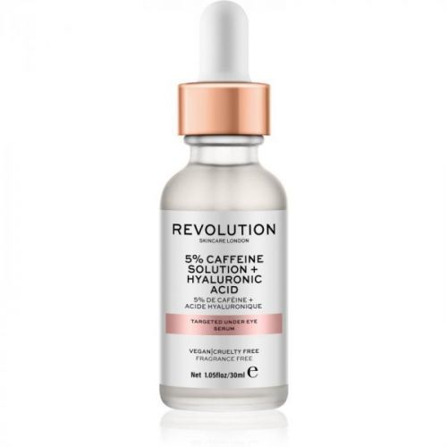 Revolution Targeted Under Eye Serum - 5% Caffeine Solution + Hyaluronic Acid Serum oční sérum  30 ml