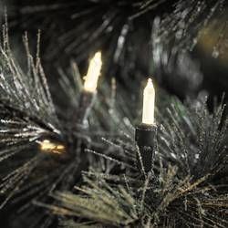 LED mini světlelný řetěz Konstsmide 6080-100;6080-100, venkovní, 230 V, teplá bílá, 53.45 m