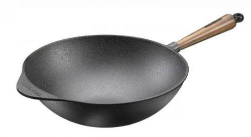 Skeppshult litinová Wok pánev (0875V) 32 cm