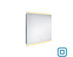 NIMCO Led zrcadlo zrcadlo LED 800x700 rám hliníkový ZP 12003V ZP 12003V