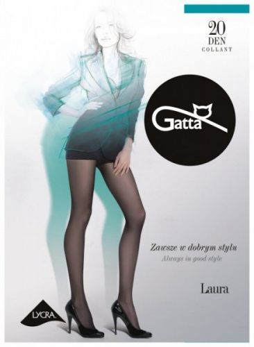 Gatta Laura 20 den punčochové kalhoty 4-L nero/černá