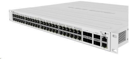 MikroTik Cloud Router Switch CRS354-48P-4S+2Q+RM, 650MHz CPU, 64MB, 1x10/100, 48xGLAN(PoE), 4xSFP+ (CRS354-48P-4S+2Q+RM)
