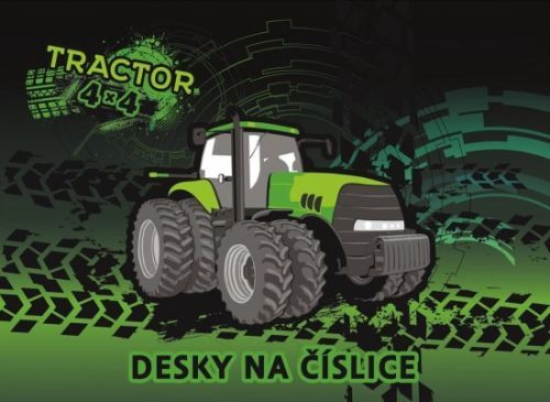 Desky na číslice - Traktor - Karton P+P - 3-93720