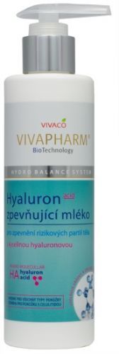 Vivaco Zpevňující tělové mléko s kyselinou hyaluronovou VIVAPHARM 200 ml