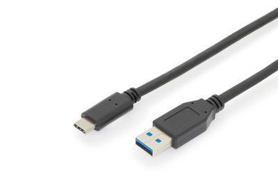 ASSMANN USB Type-C™ connection cable, Gen2, Type-C™ to A