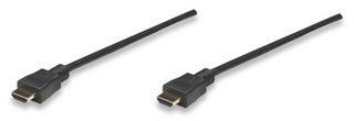 Manhattan kabel pro monitory HDMI/HDMI 1.3 15m stíněný, černý