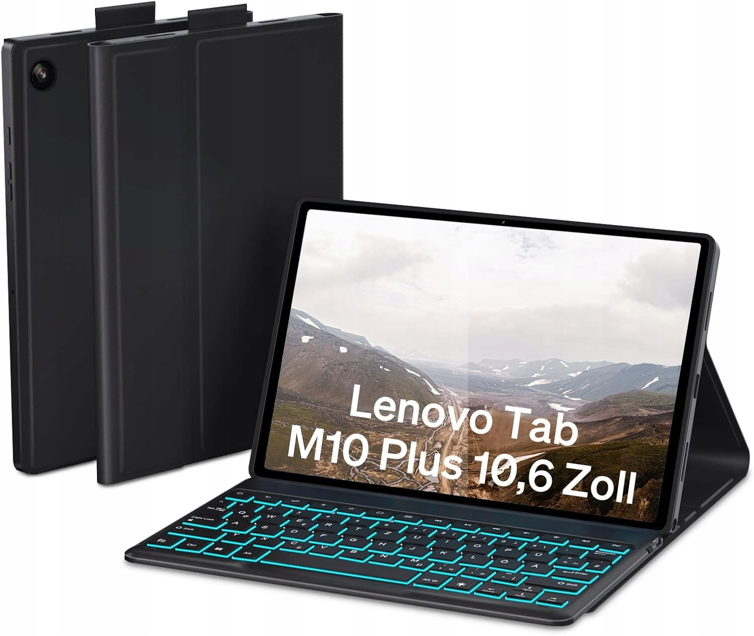 DoohowCase pouzdro Rgb Led klávesnice pro Lenovo Tab M10 Plus 3 gen 10,6