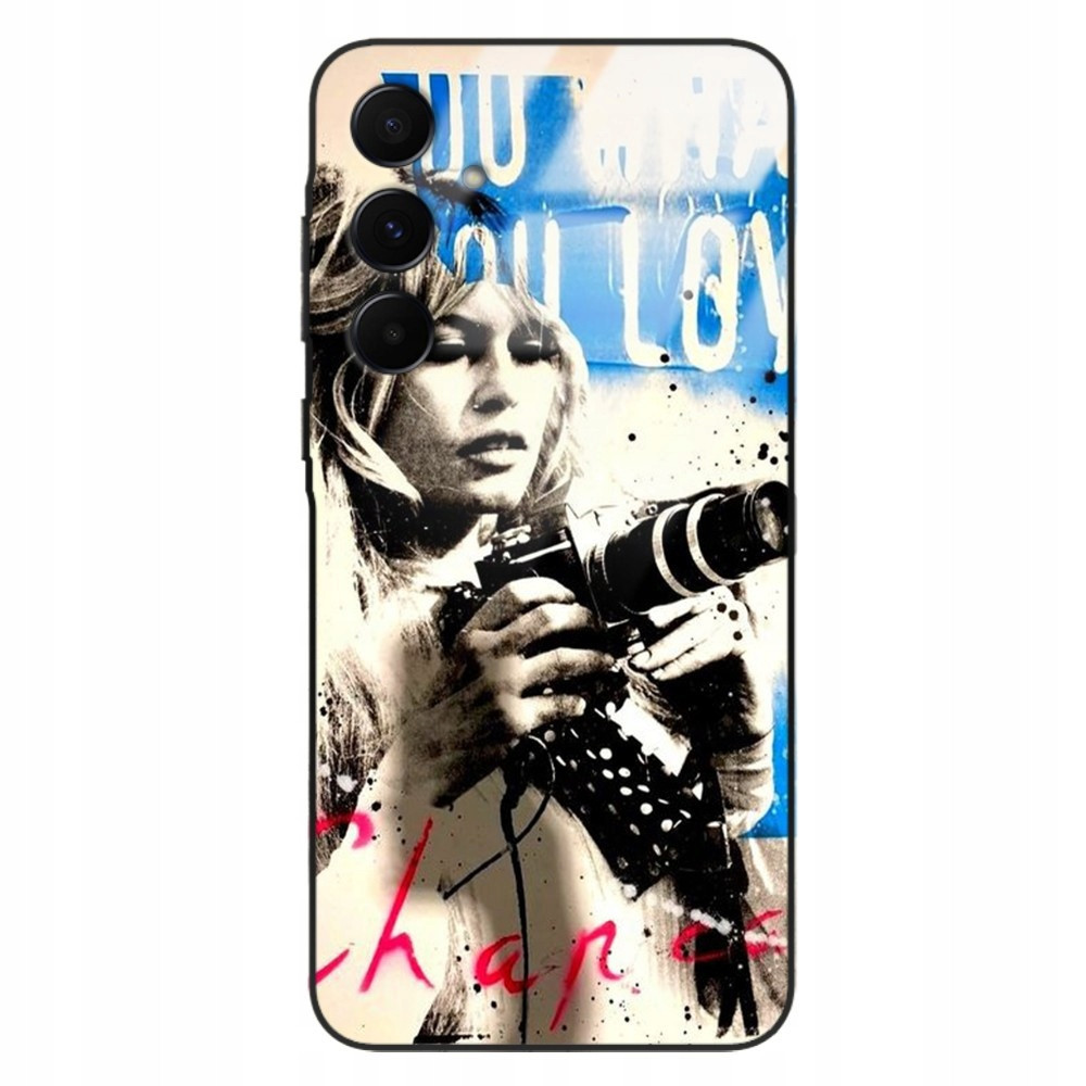 Pouzdro Pro Samsung A55 5G Case Graffiti Skleněné Street Fasion Glass Módní Vzor