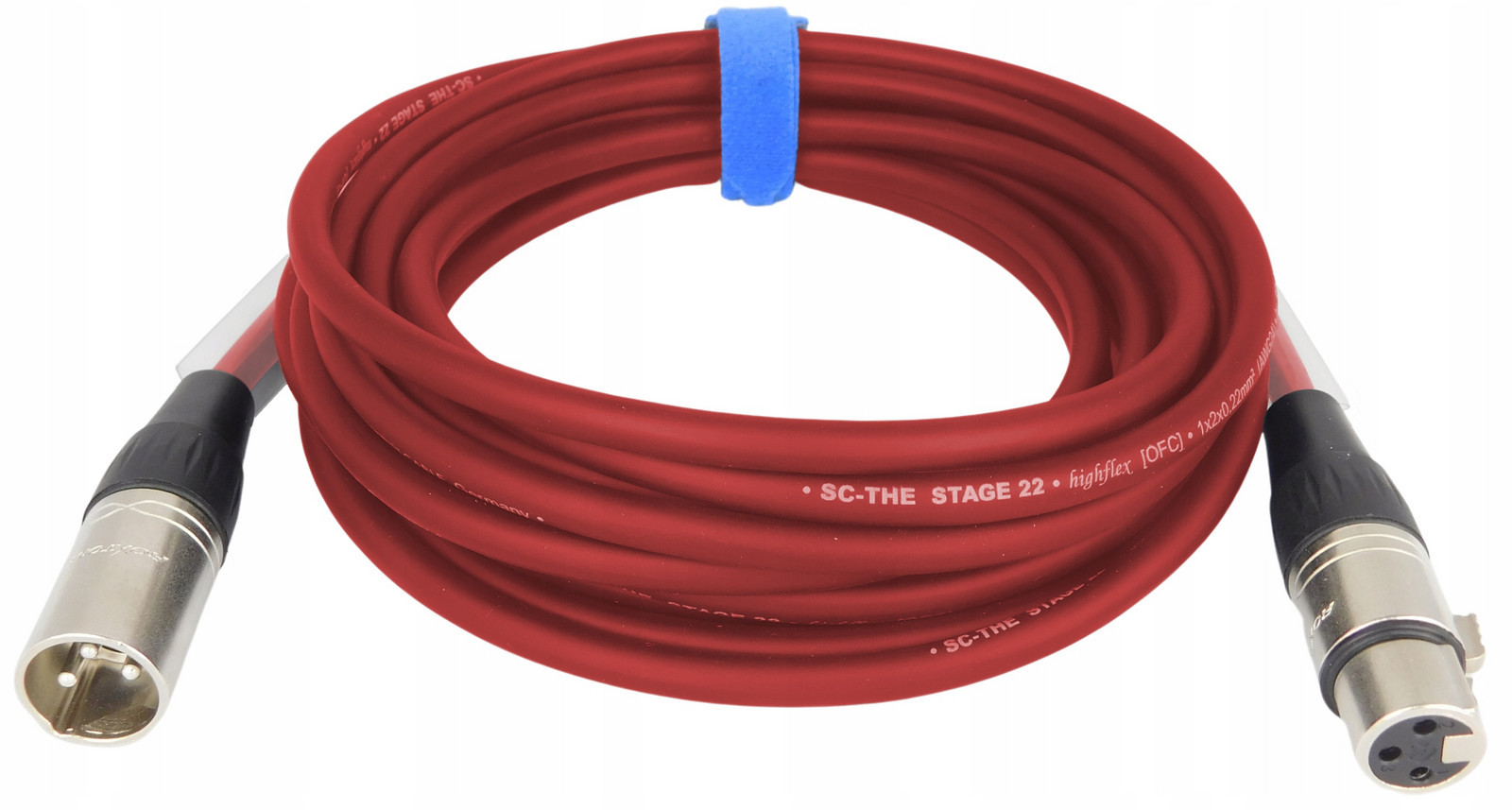 Kabel Sommer Stage Červený Mikrofonní Kabel Xlr 30m