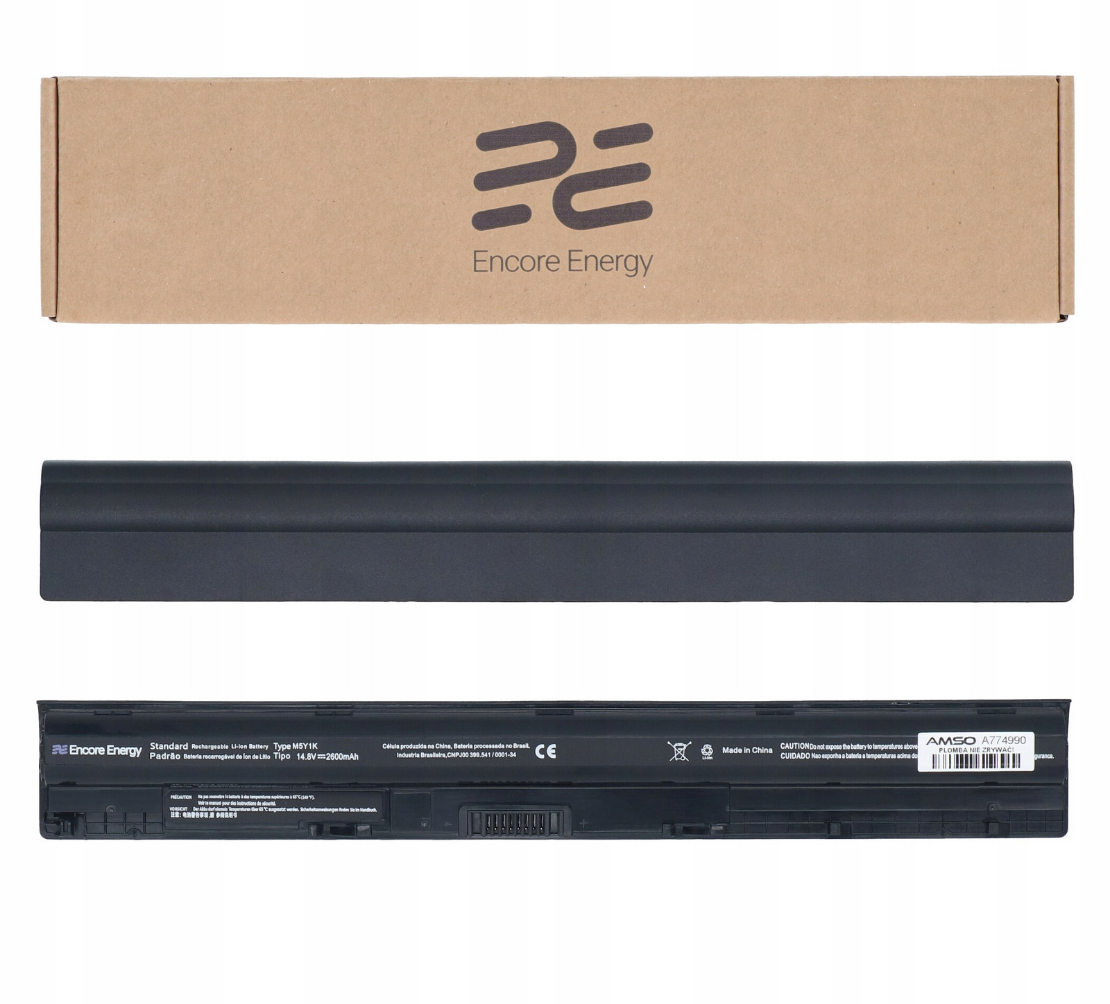 M5Y1K baterie pro notebook Dell Inspiron 3567 3573 5559 2600mAh Encore Energy