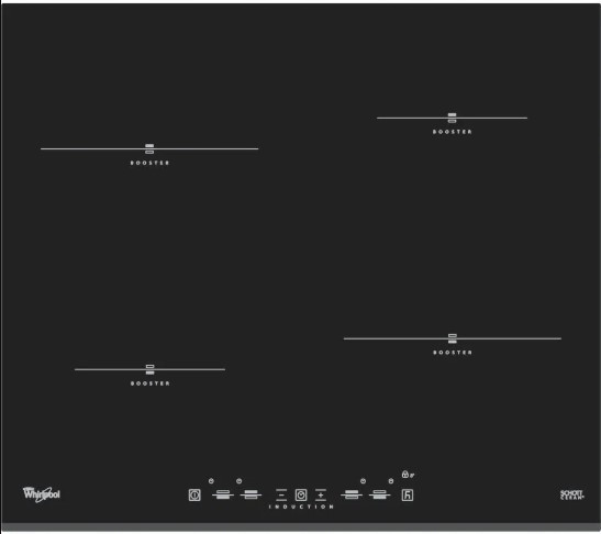 Indukční varná deska Whirlpool ACM750NE 4pola 7200W