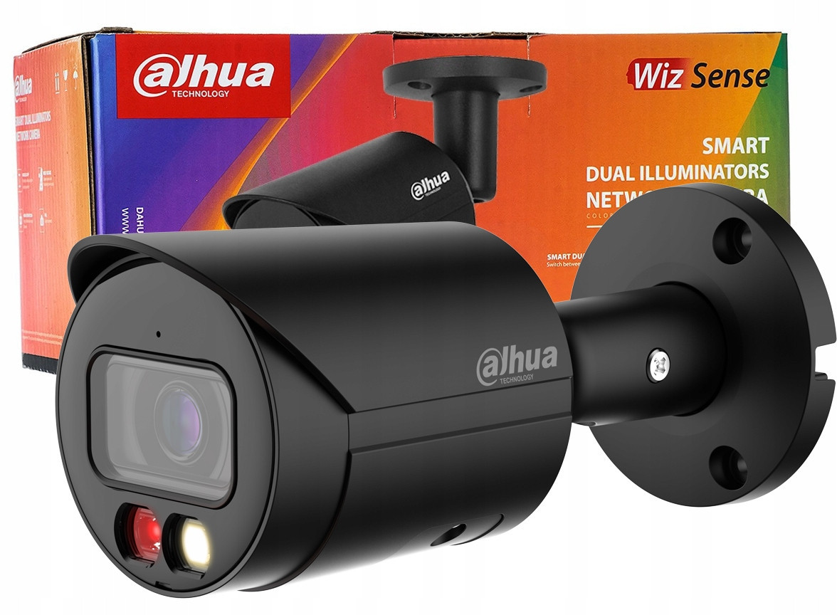 8Mpx Ip kamera IPC-HFW2849S-S-IL-0280B Černá Dahua WizSense Dual Light